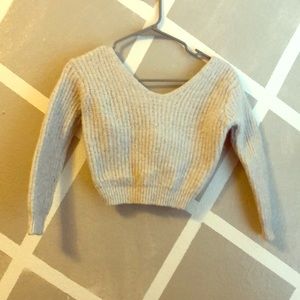 Crop top sweater